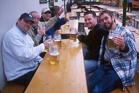 With the kind man buying us chicken